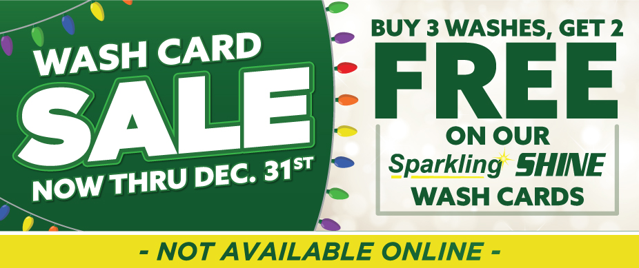 Car Wash - Wash Book Wash Card Sale